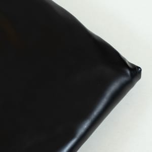 Black Color Faux Leather Lycra fabric