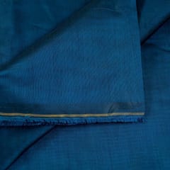 Peacock Blue Color Modal Chanderi fabric