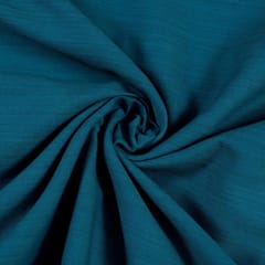 Peacock Green Color Rayon Slub(1Mtr Piece)