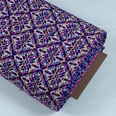 PURPLE JACQUARD fabric