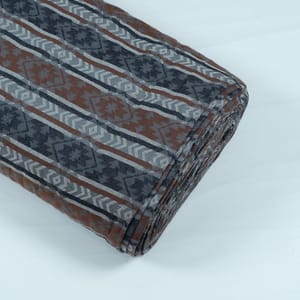 BROWN  STRIPES  JACQUARD fabric