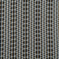 BROWN WITH WHITE STRIPES  JACQUARD fabric