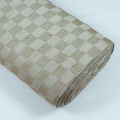 OFF WHITE CHECKS  JACQUARD fabric