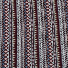 BROWN STRIPES  JACQUARD fabric