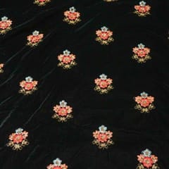 Velvet Embroidery(1.60mtr Cut Piece)