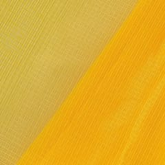 Yellow Color Kota Doria Checks fabric