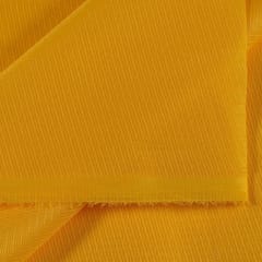 Yellow Color Kota Doria Checks fabric