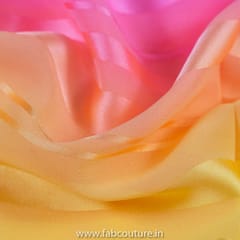 Ombre Color Satin Saree