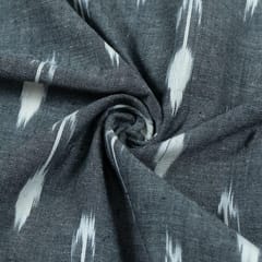 GREY WITH WHITE  DESIGN fabric