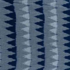 GREY WITH BLUE WHITE DESIGN fabric