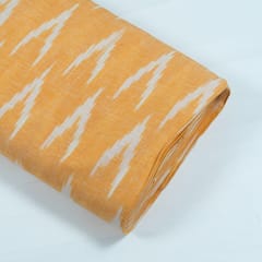 YELLOW  WITH  WHITE  ARROY  IKAT fabric