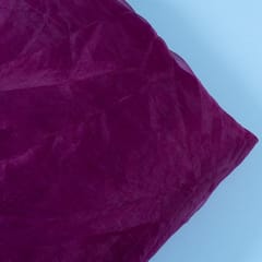 Wine Color Poly Organza fabric