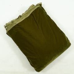 Olive Green Color Velvet fabric