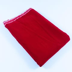 Dark Red Micro Velvet fabric