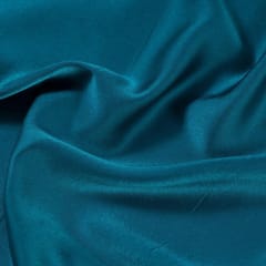 Teal Blue Color Milano Satin fabric