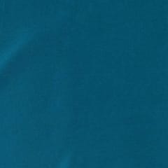 Teal Blue Color Milano Satin fabric