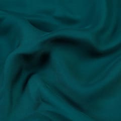 Green Color Georgette Satin fabric