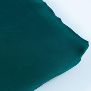 Green Color Georgette Satin fabric