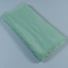 Mint Green Color Georgette Satin fabric