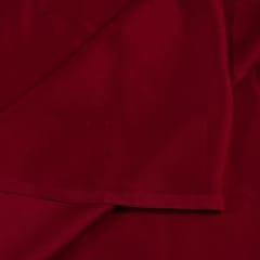 Maroon Color Georgette Satin fabric