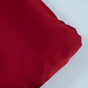 Maroon Color Georgette Satin fabric