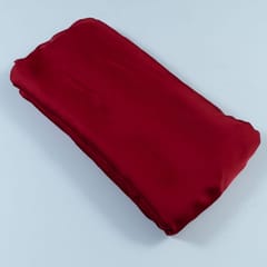 Maroon Color Georgette Satin fabric