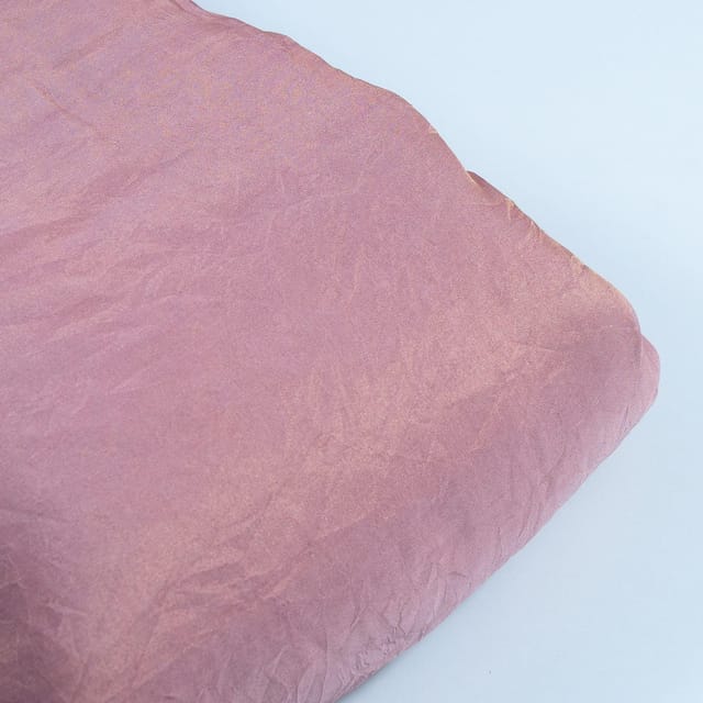 Mauve Color Crush Art Tissue Silk (1Meter Piece)