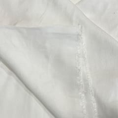 White Dyeable Viscose Raw Silk fabric