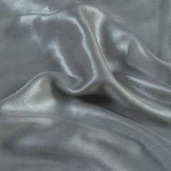 Silver Color Georgette Foil Fabric