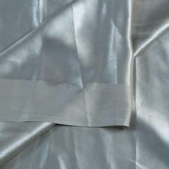 Silver Color Georgette Foil Fabric