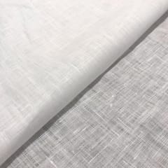 White Color Pure Linen 60 lea fabric