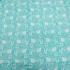 Firozi Color Cotton Cambric Print