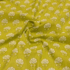 Mehndi Color Cotton Cambric Print