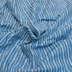 Blue Color Cotton Cambric Print