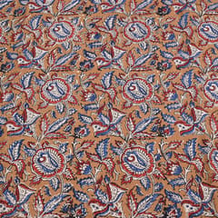 Mustard Color traditional Bagru Printed Fabric