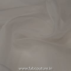 White Dyeable viscose Organza fabric