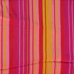 Multicolor Stripes Printed Japan Cotton Silk Fabric