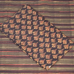 5 Mtr. Dark Brown Color Cotton Print Set