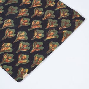 Green Color Cotton Print