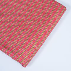 Pink Color Cotton Print