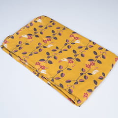 Mustard Color Cotton Print