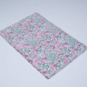 Pink Color Cotton Print