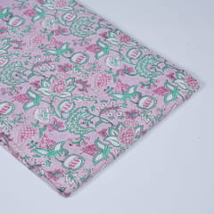 Pink Color Cotton Print