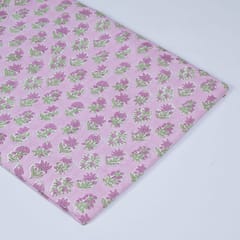 Pink Color Cotton Print