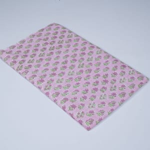 Pink Color Cotton Print