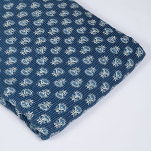 Blue Color Cotton Kantha Print