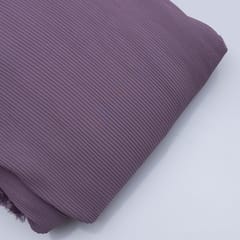 Mauve Color Pleated Georgette