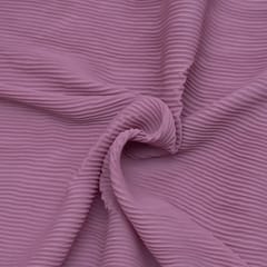 Pink Color Pleated Georgette