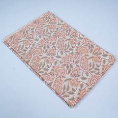 Light Beige Color Cotton Rapid Printed Fabric