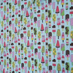 Multi Color Icecream Cotton Print